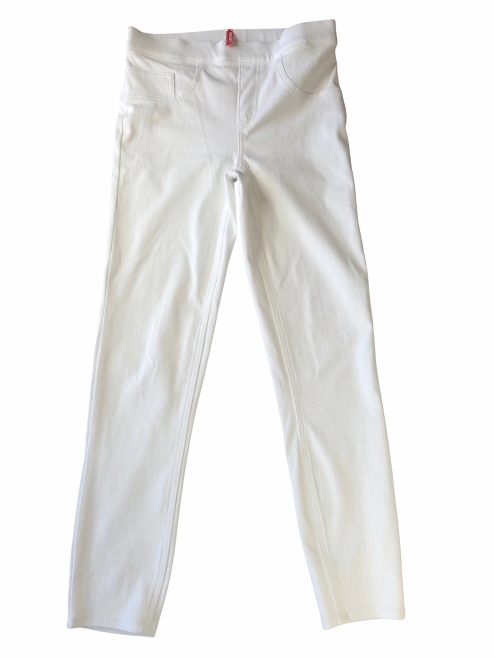 ✅ Spanx White Women's Stretch Skinny Jean like pants size S